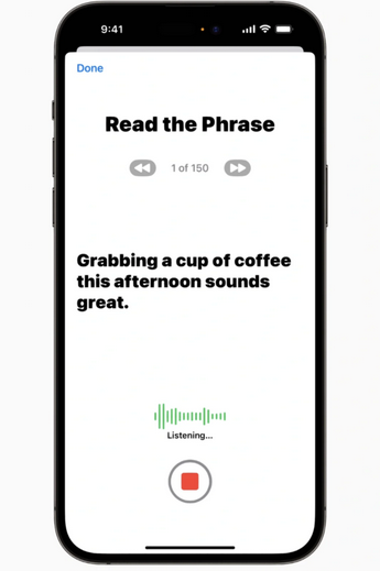 白河apple维修站分享iPhone在15分钟内可学会并模仿你的声音