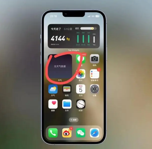 白河苹果手机维修分享:iOS16主屏幕天气小组件无法正常工作怎么办？ 
