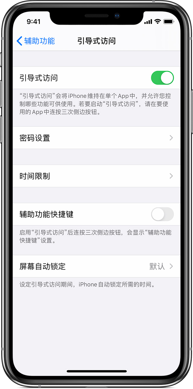 白河苹果手机维修分享如何在 iPhone 上退出引导式访问 